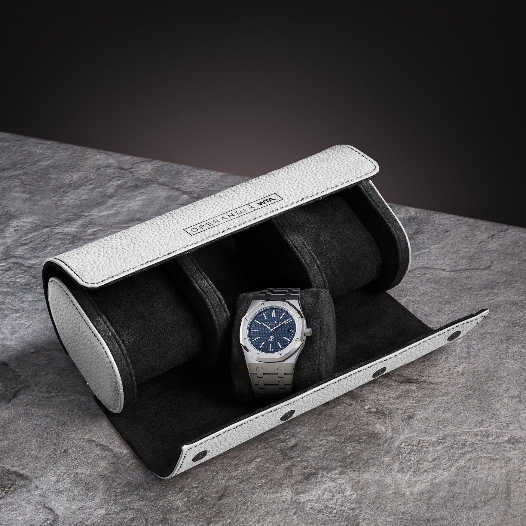 Triple Watch Rolls | Italian Calfskin with Magnetic Clasp