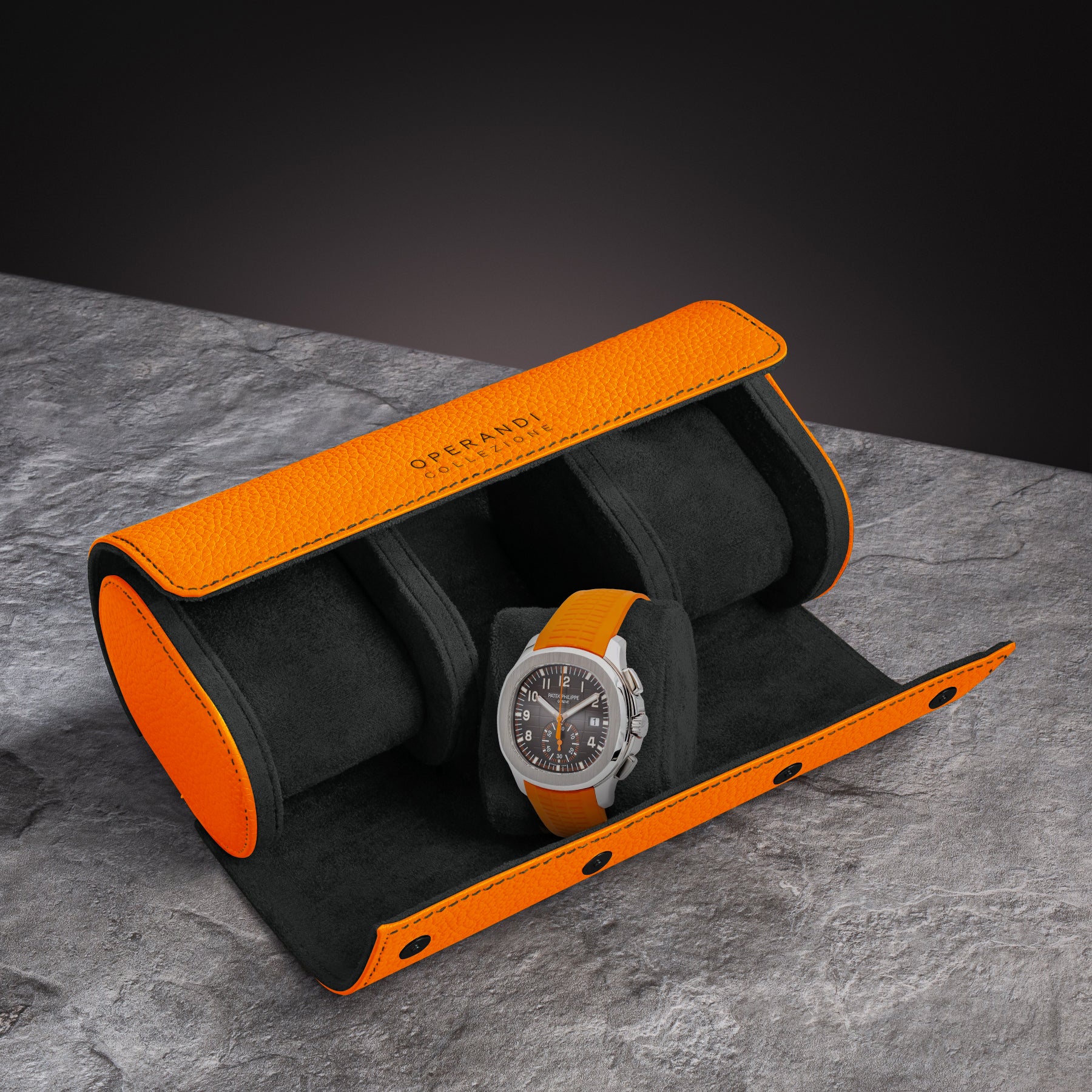 Triple Watch Rolls | Italian Calfskin with Magnetic Clasp