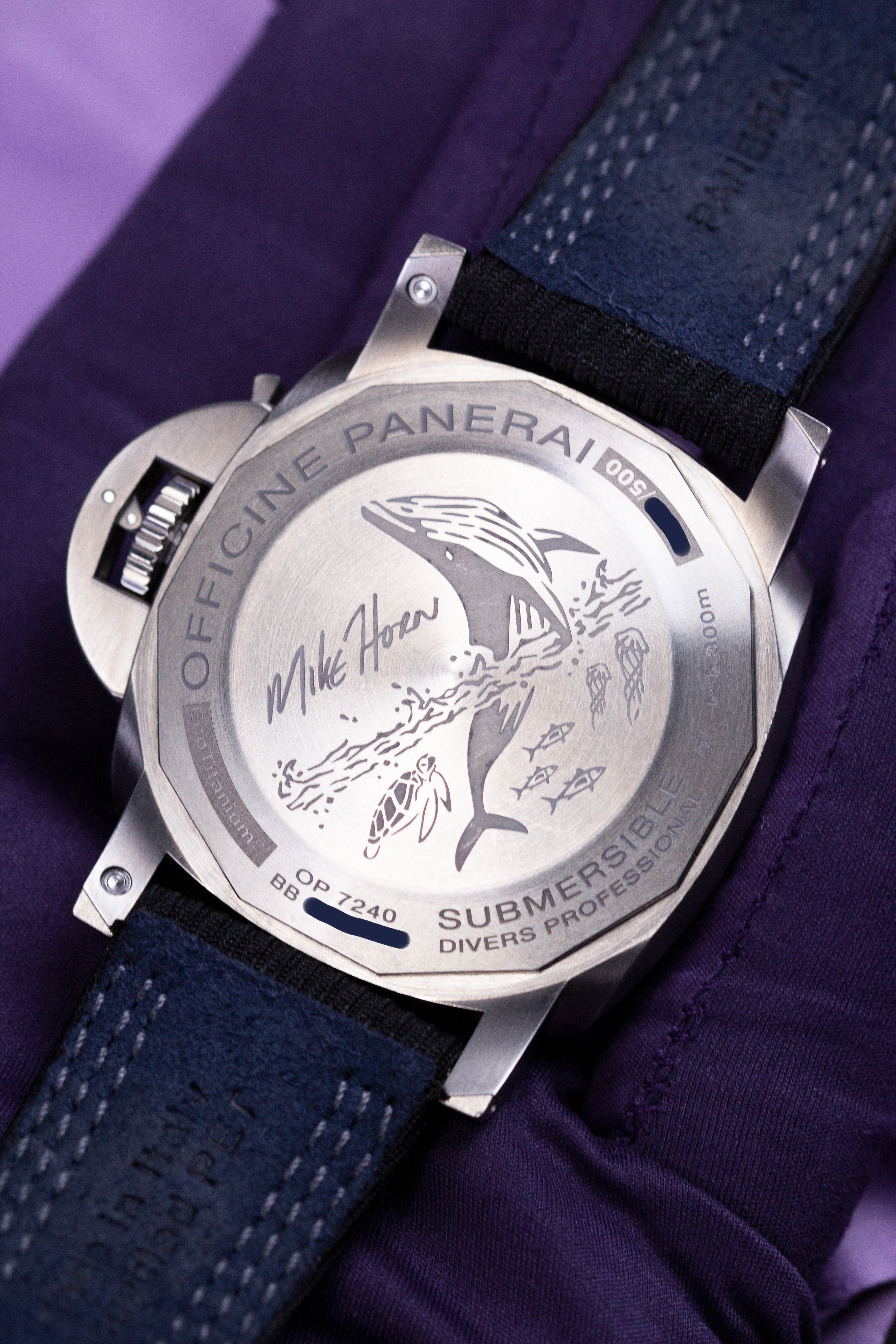 PANERAI 写真集 Pre-Owned Panerai Luminor Men Watch in Grey Colour Dial