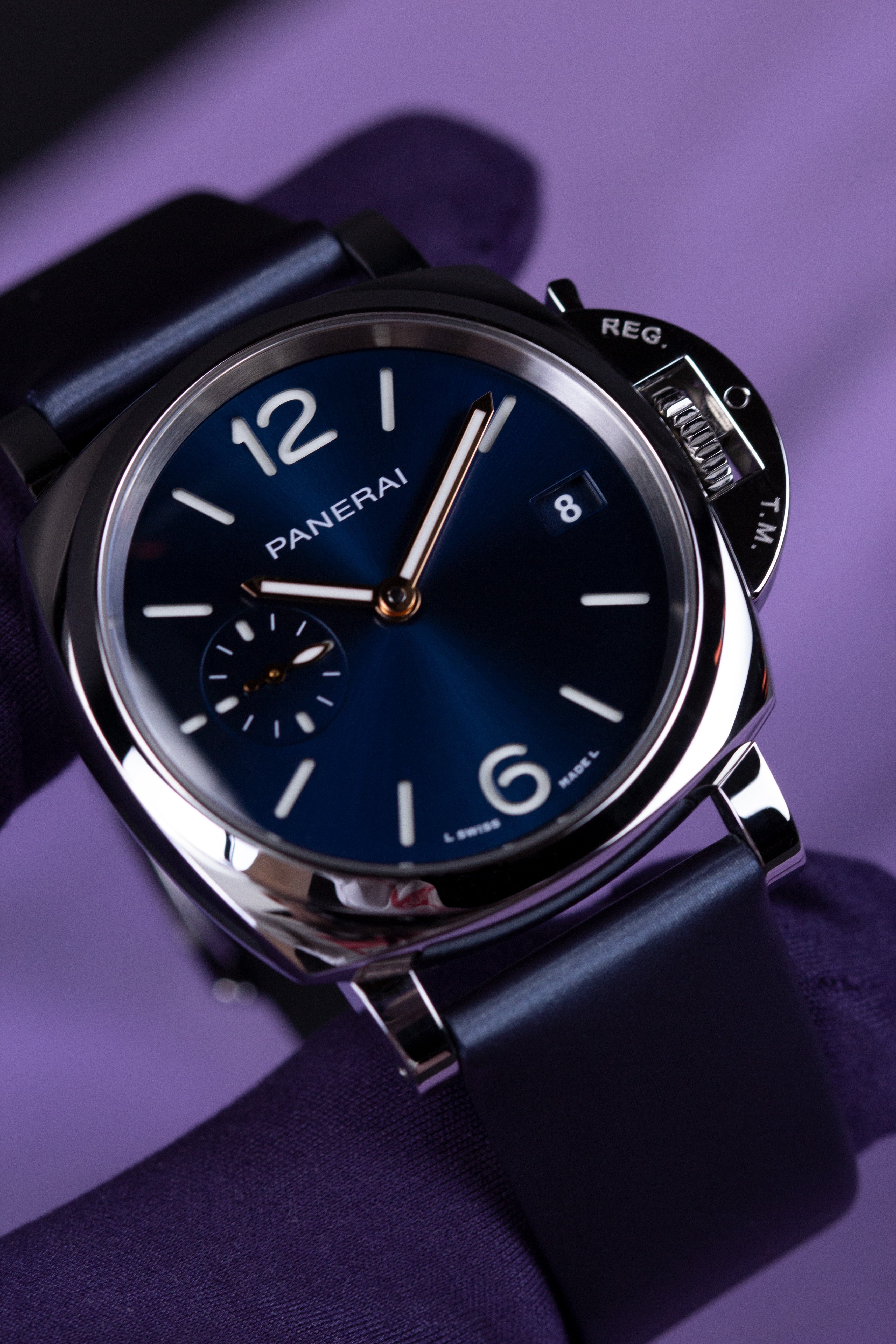 PANERAI Luminor Due PAM01273 / 38 MM / Strap Satin Blue / Wo | Oper