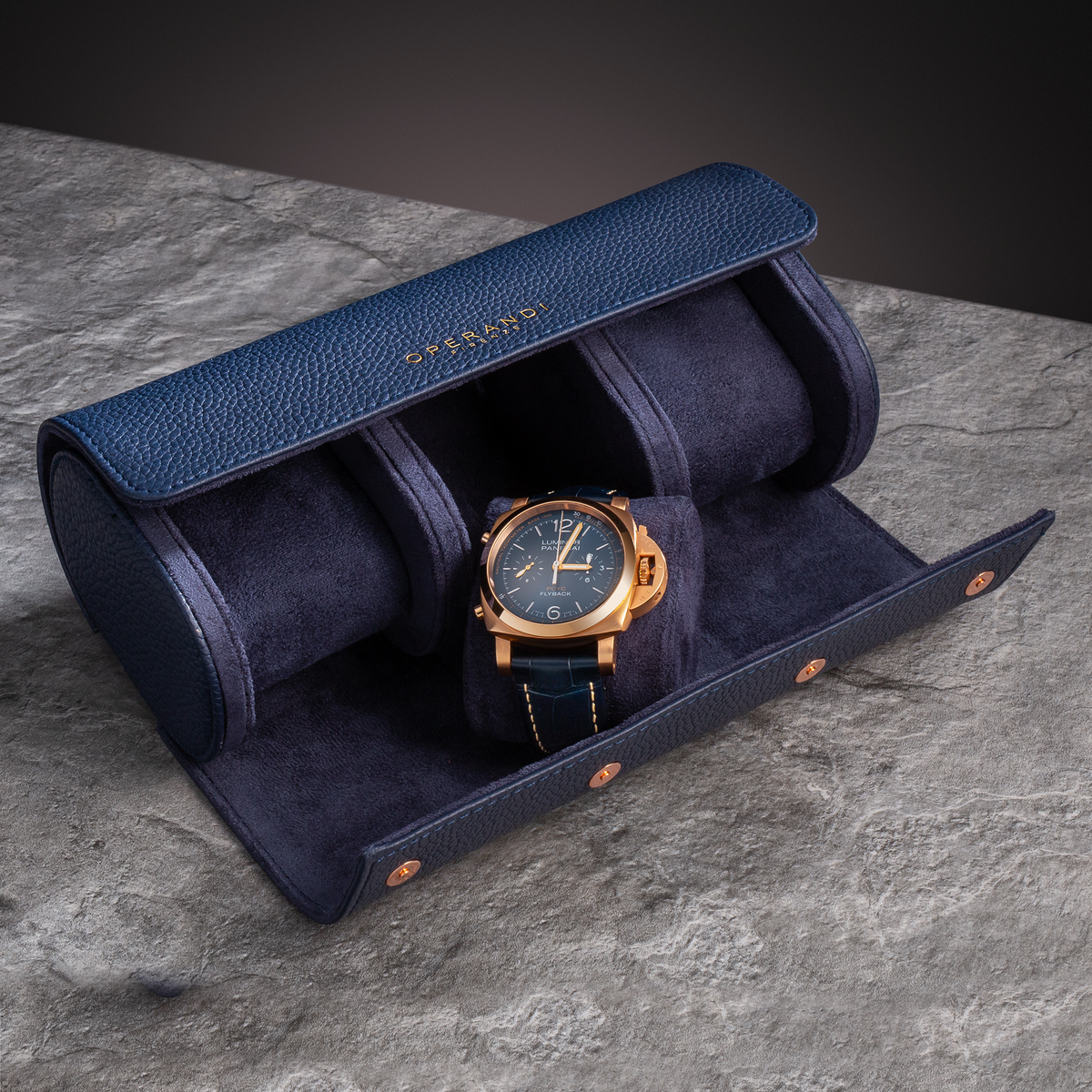 Blu Indaco Martellata Roll Gift Set